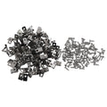 100 Stainless Steel Wire Clips for Outdoor Projects