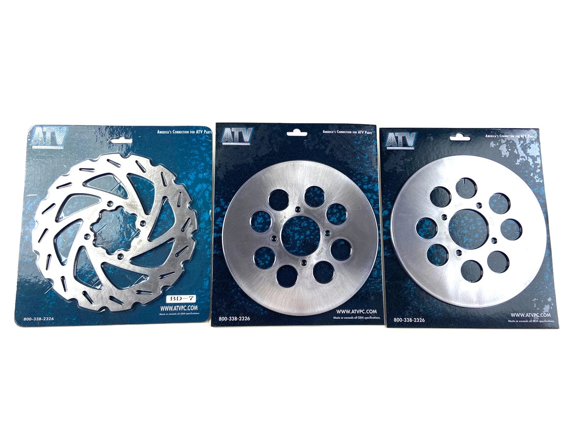 Brake Rotors for Yamaha Banshee 350 2x4 (1990–2006) YFZ350 Front & Rear