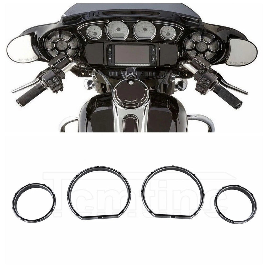 Instrument Board Gauge Bezel Kit for Harley Electra Glide (2014–2023)