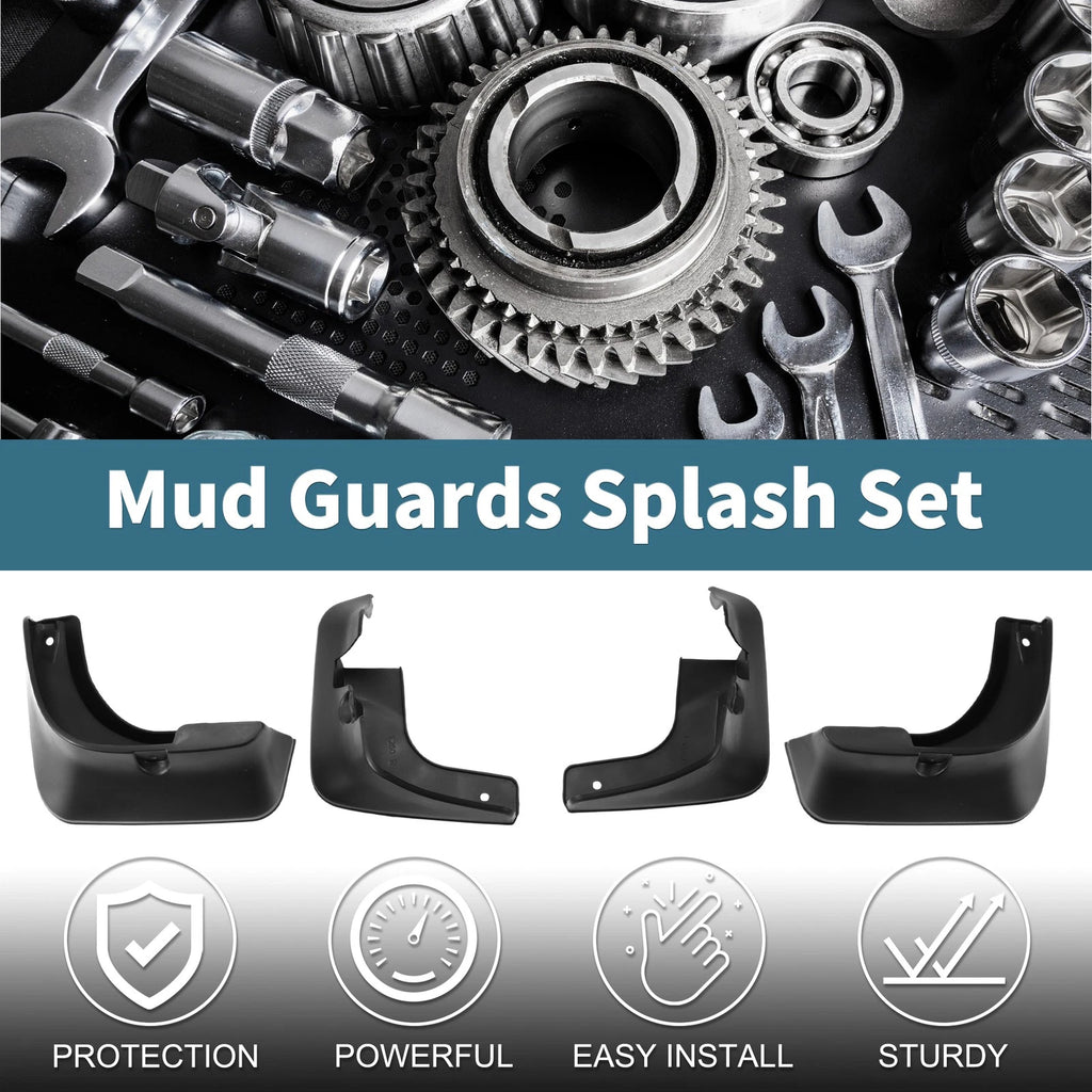 Mud Flaps Splash Guards 1 Set for Toyota Avalon 2007–2012 Sedan