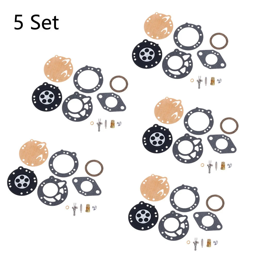 Set of 5 Carburetor Gasket Kits for Tillotson RK-88HL Stihl Ryobi Chainsaw