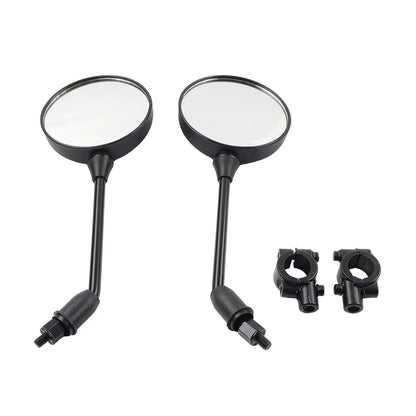 8mm Round Rearview Mirrors for ATV Motorcycle Scooter (Universal Fit)