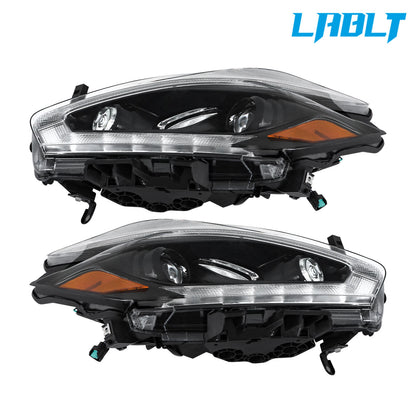 Set of 2 Halogen Headlights with LED DRL for Nissan Murano (2015–2018)