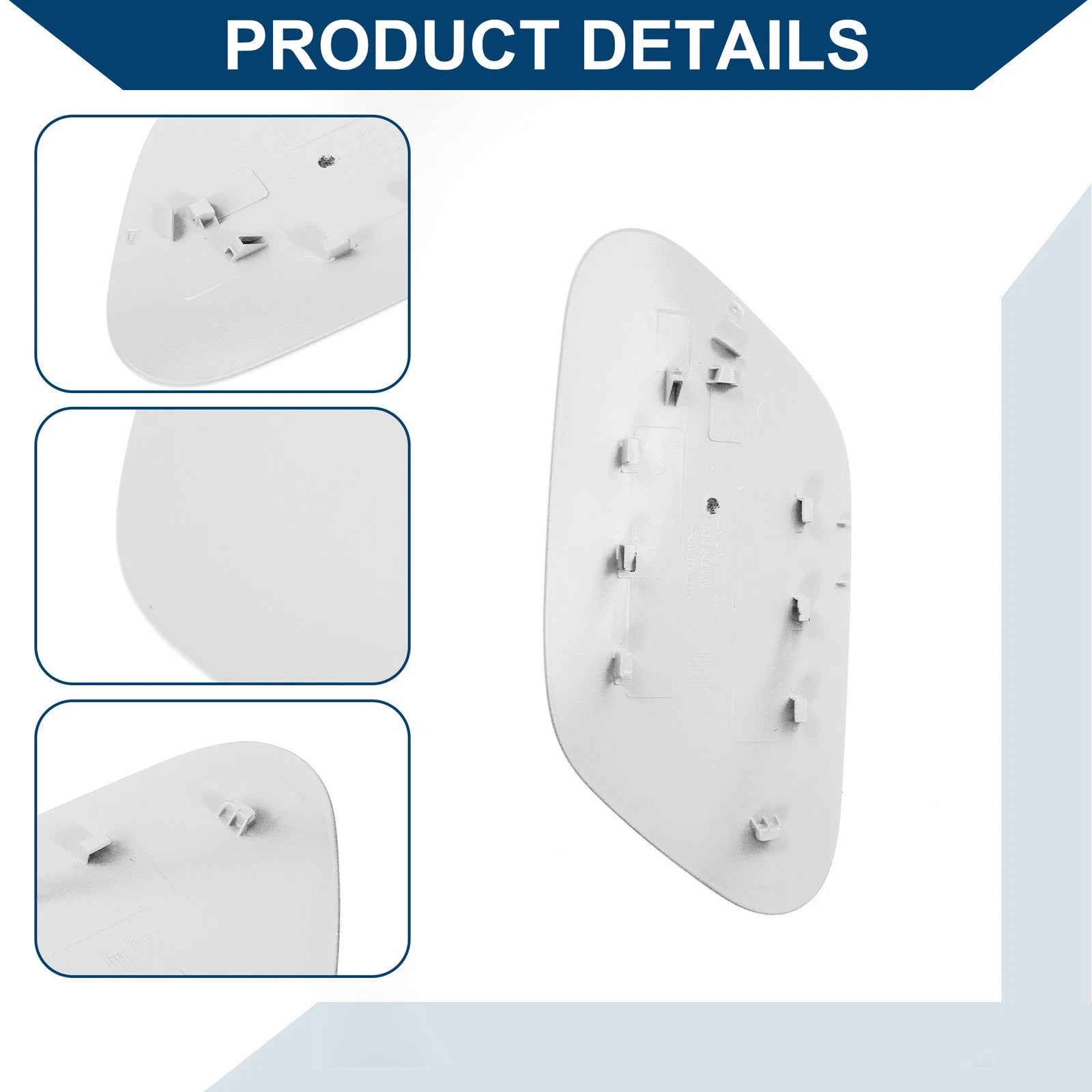Fuel Tank Door Cap Replacement for Volkswagen Golf 2014–2018 White