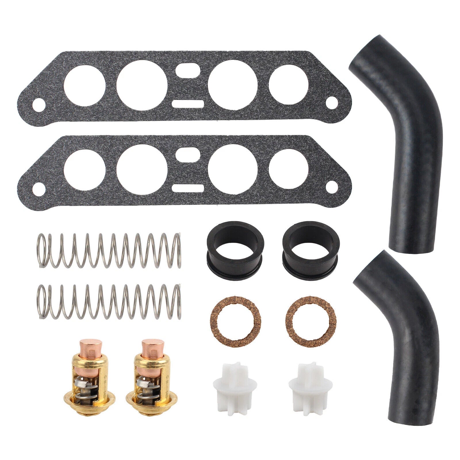 Thermostat Kit w/ Hoses for Johnson Evinrude V4 Crossflow (65-140HP) 18-3673 434841