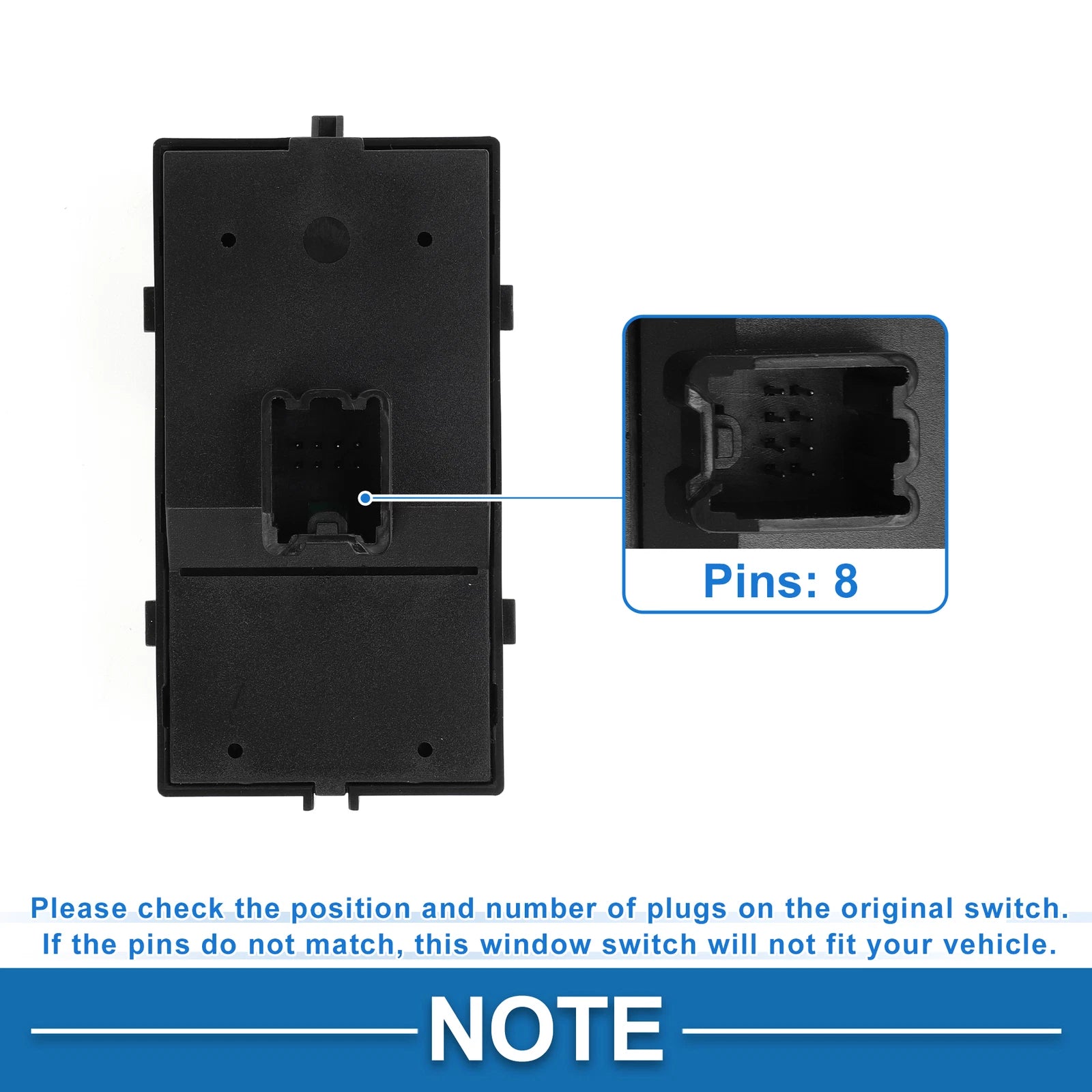 Power Window Switch for Buick Encore, Verano (No. 13305374)