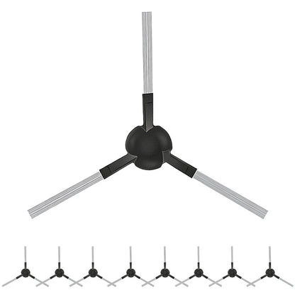 8X Black Side Brushes for Xiaomi Mijia B116 X20 PLUS Robot Vacuum