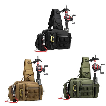 Fishing Gear Backpack for Adjustable Shoulder Straps (Waterproof)