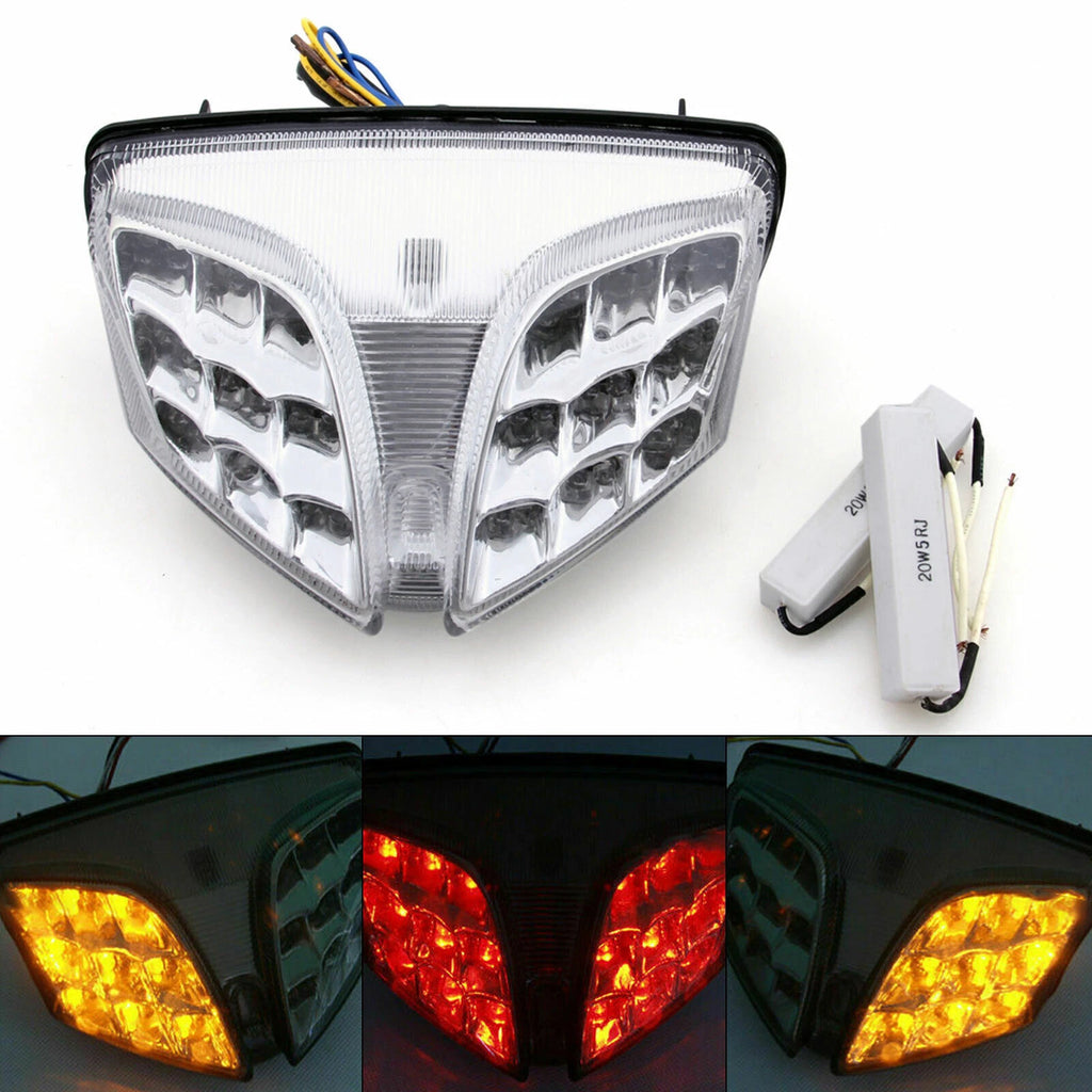 Integrated LED TailLight Turn Signals for Suzuki GSXR 600/750 GSX-R 1000 SV650 (2001–2023)