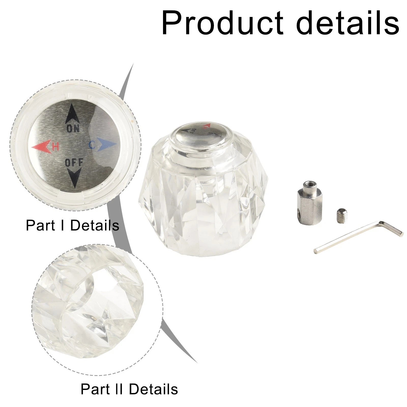 Compact Shower Handle Upgrade for
