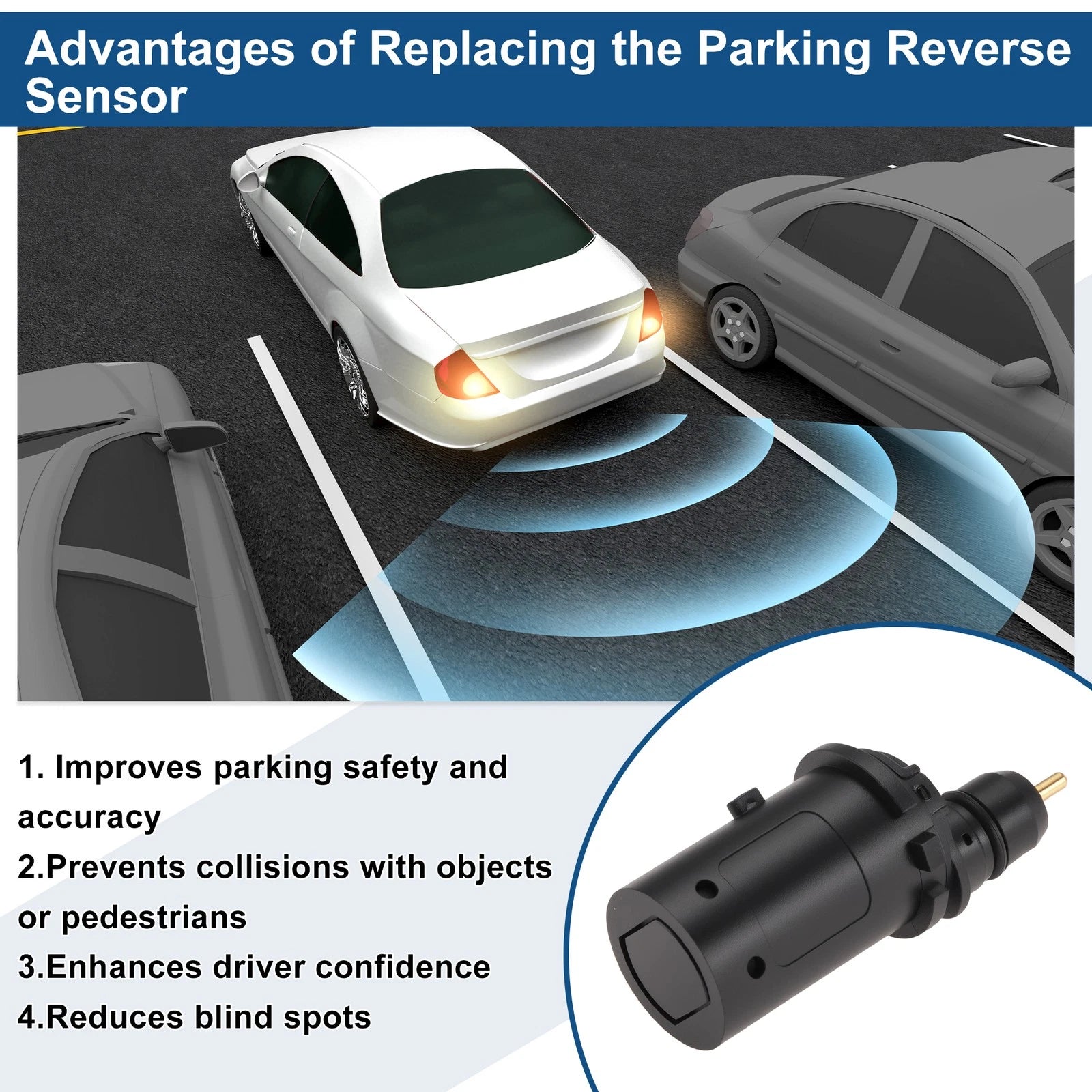 Reverse Backup Parking Sensor 66218352137 for BMW 5 Series E39 (1996–2003)