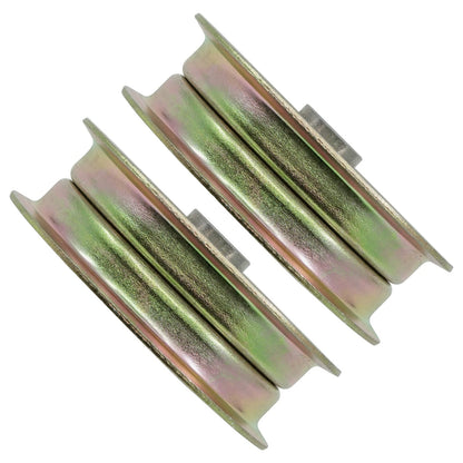 Qty 2 Deck Flanged Idler Pulley Replacement for Ariens 48 in (2011–2011)