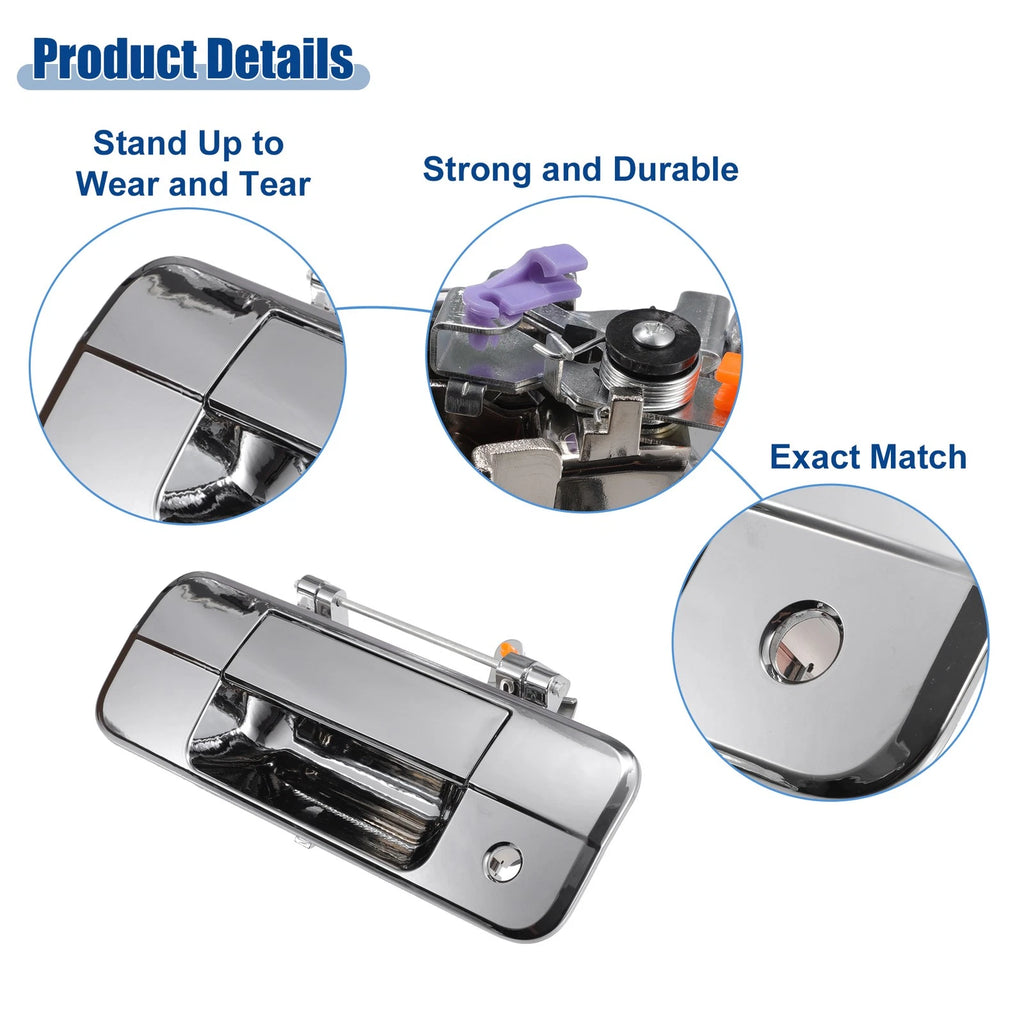 Tailgate Latch Liftgate Handle Replacement for Toyota Tundra (2007–2021)