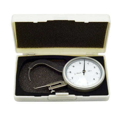 Thickness Gauge 010mm with Pointer Dial and Metal Construction for Workshop Use