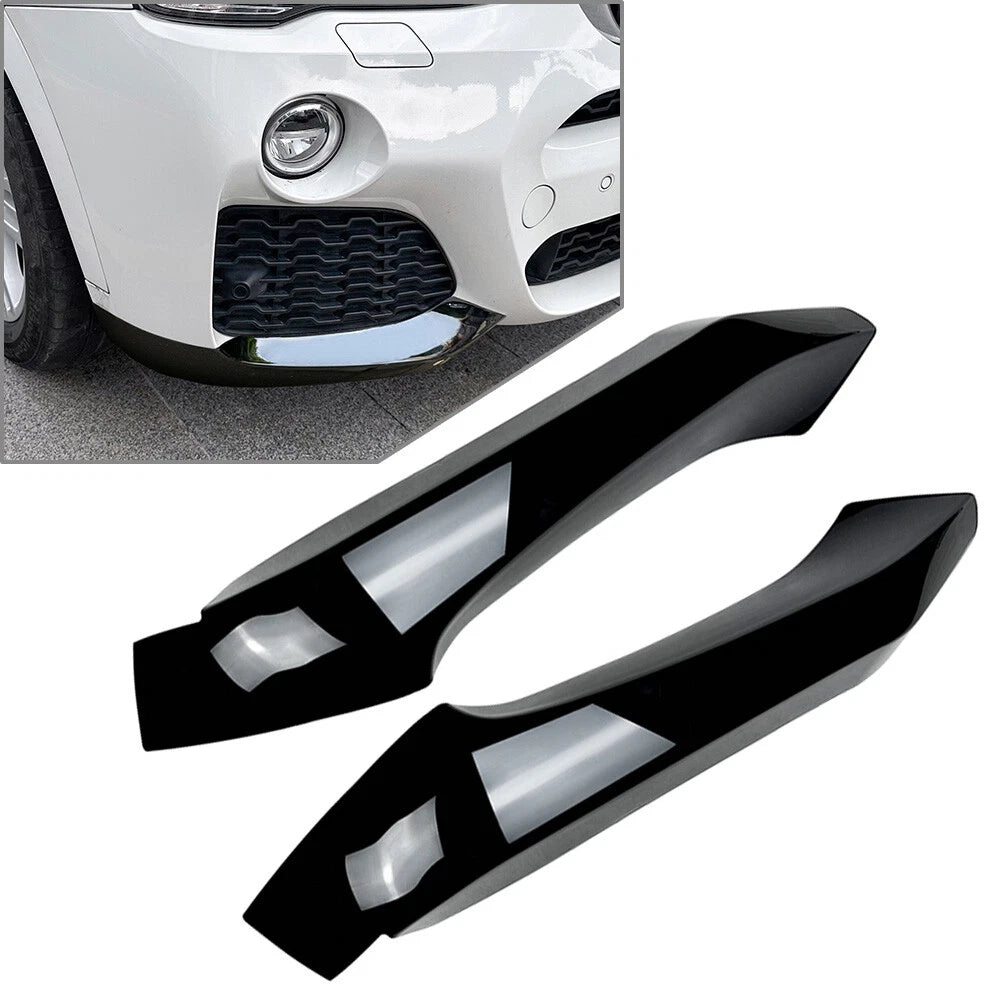 Front Bumper Corner Wrap Angle Splitter for BMW X3 F25, X4 F26 (2014–2018)