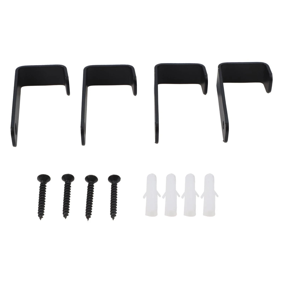 4X Wall Mount Ladder Hooks for Garage Organization