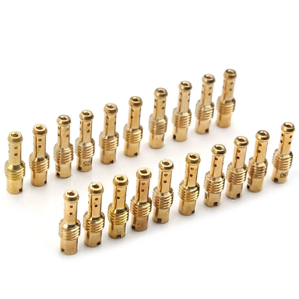 20 Pcs Pilot Jet Kit for Mikuni VM TM TMX Carburetor (12.5-60)