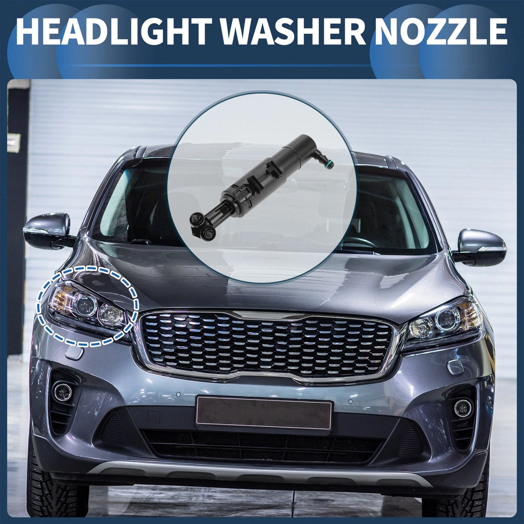 Front Passenger Headlight Washer Nozzle Replacement for Mercedes-Benz C200 (2007–2014)