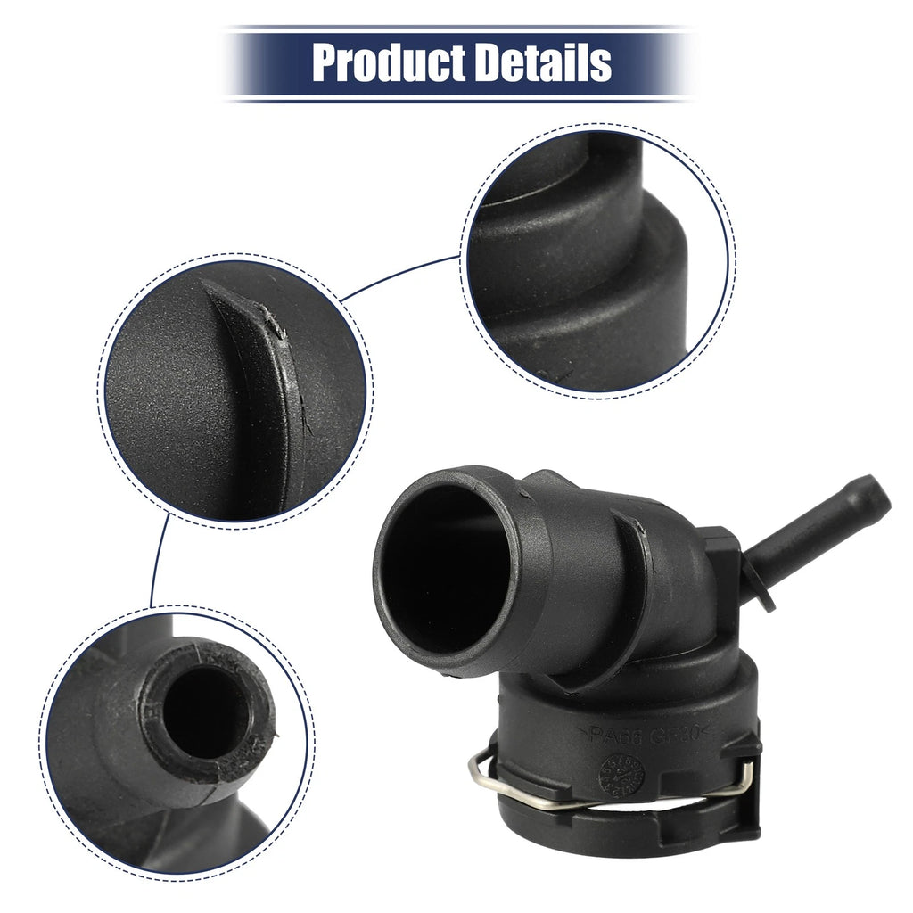 2X Radiator Coolant Hose Flange for Audi TTS (2009–2015)
