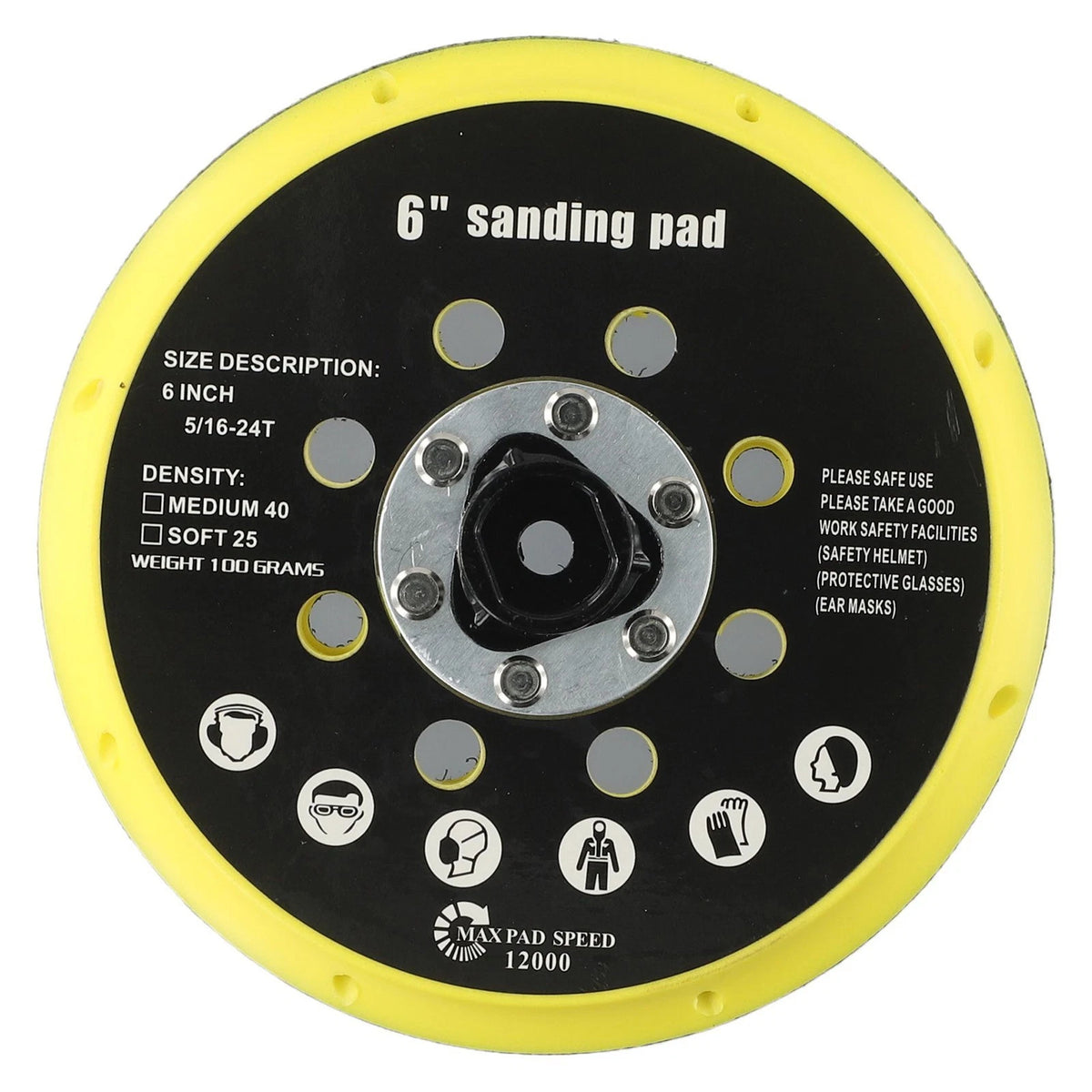 6 Inch Grinding Sanding Backing Pad for BO6030 Orbital Sander