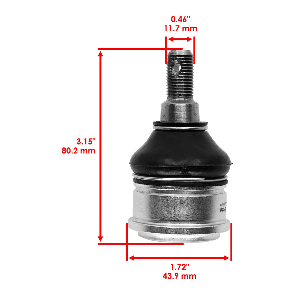 Front Upper and Lower Ball Joints Kit for Honda Pioneer 500 (2015–2023)