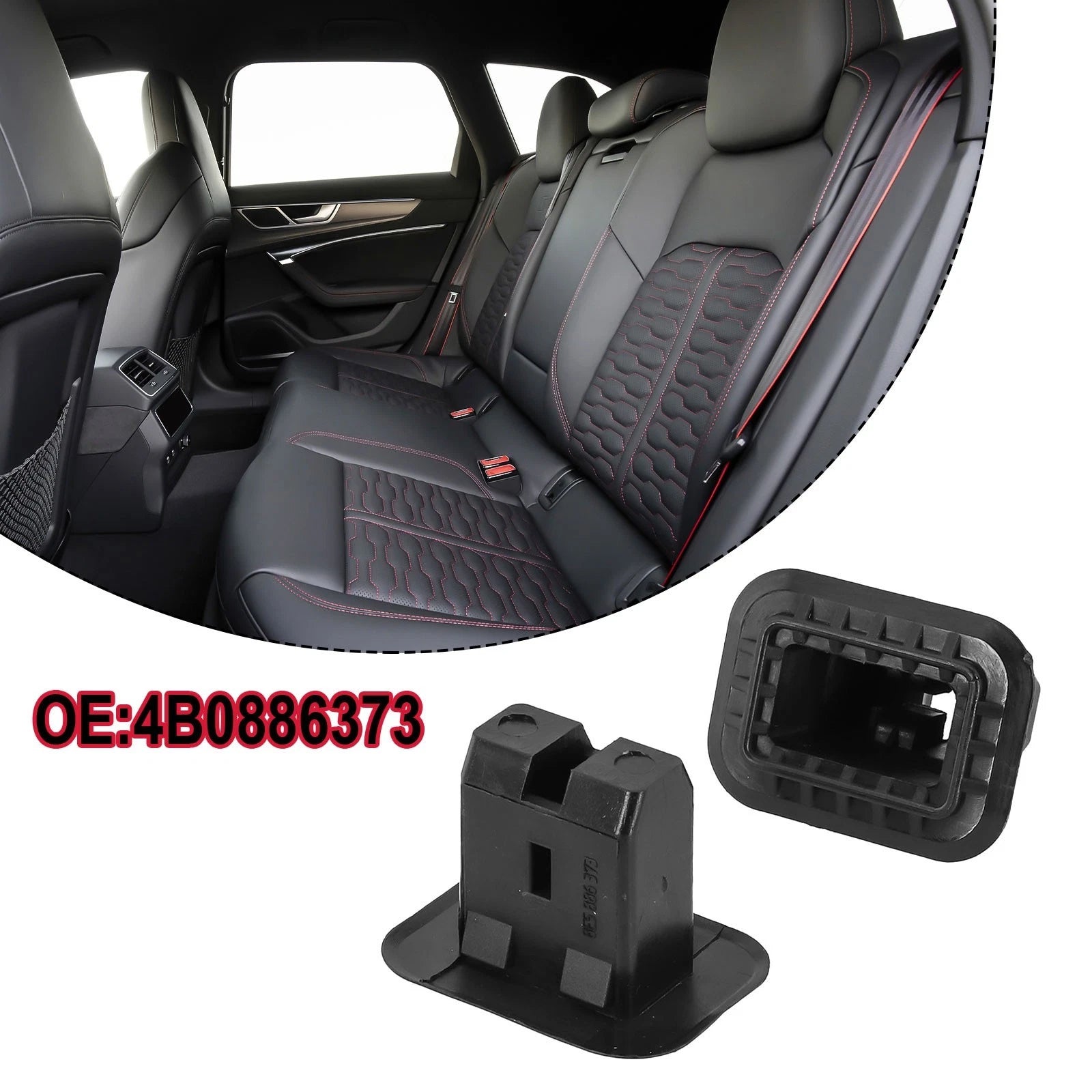 Fixing Clip for Audi (2000–2023) 4B088637301C Black Plastic