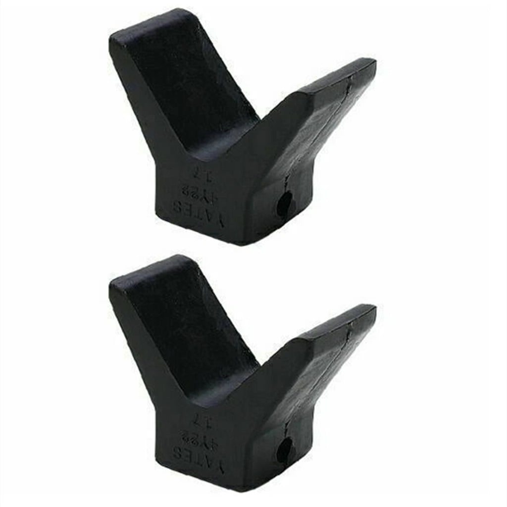 2" V-Style Bow Stop for Boat Trailer (2 Pack)