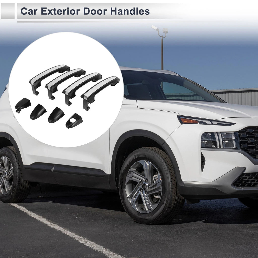 Exterior Door Handle Front Left Right Replacement for Hyundai Santa Fe (2007–2012)