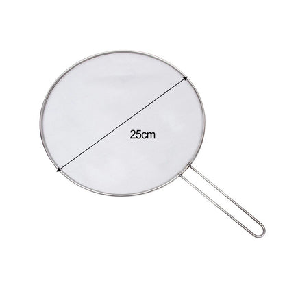 Stainless Steel Cooking Oil Cover for Splash Prevention (No Part Numbers)