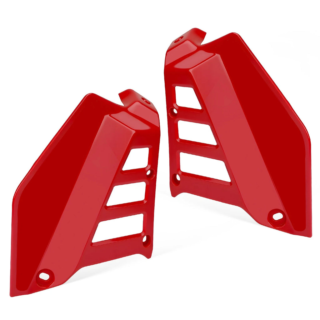 Pair of Red Radiator Shrouds Guards for Honda ATC250R (1985–1986)
