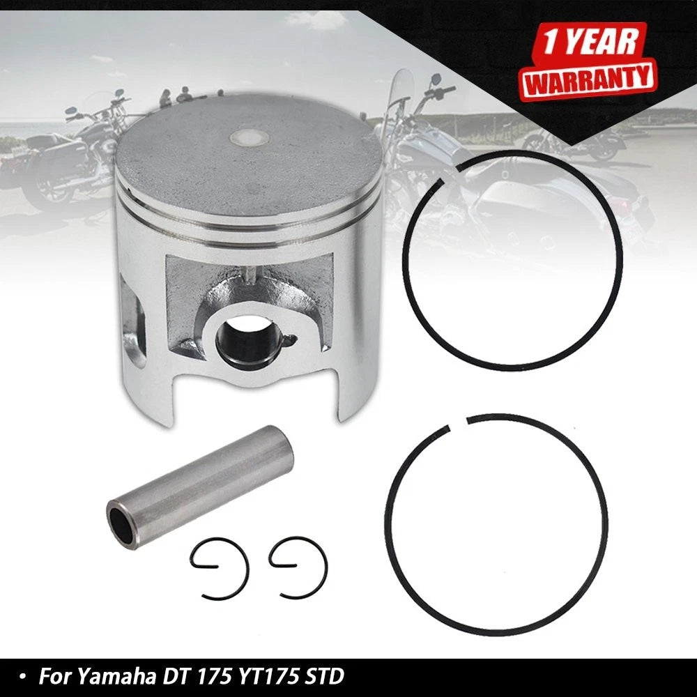 Piston Kit 66mm Bore for Yamaha DT 175 YT175 (1974–1980)