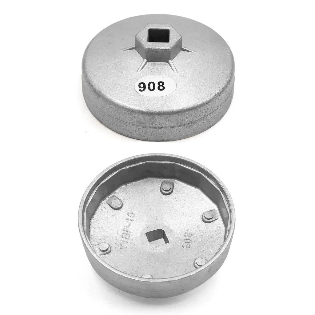 91mm 15 Flutes Oil Filter Cap Wrench Socket Tool for Auto Car