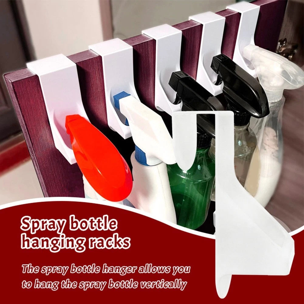 10 Pack Spray Bottle Holder for Organized Kitchen and Bathroom