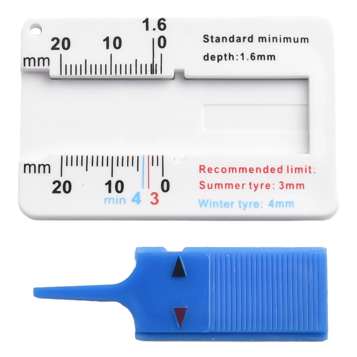 Tire Tread Depth Caliper 0-20mm for Accurate Measurement