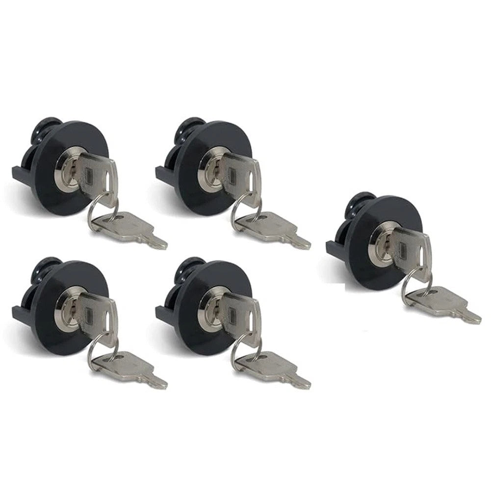 5X Socket Lock with Key for Electrical Outlet Power Anti Theft Protection