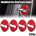 Door Lock Latch Striker Cover Protector with Adhesive for Toyota (4pcs) (2010–2018)