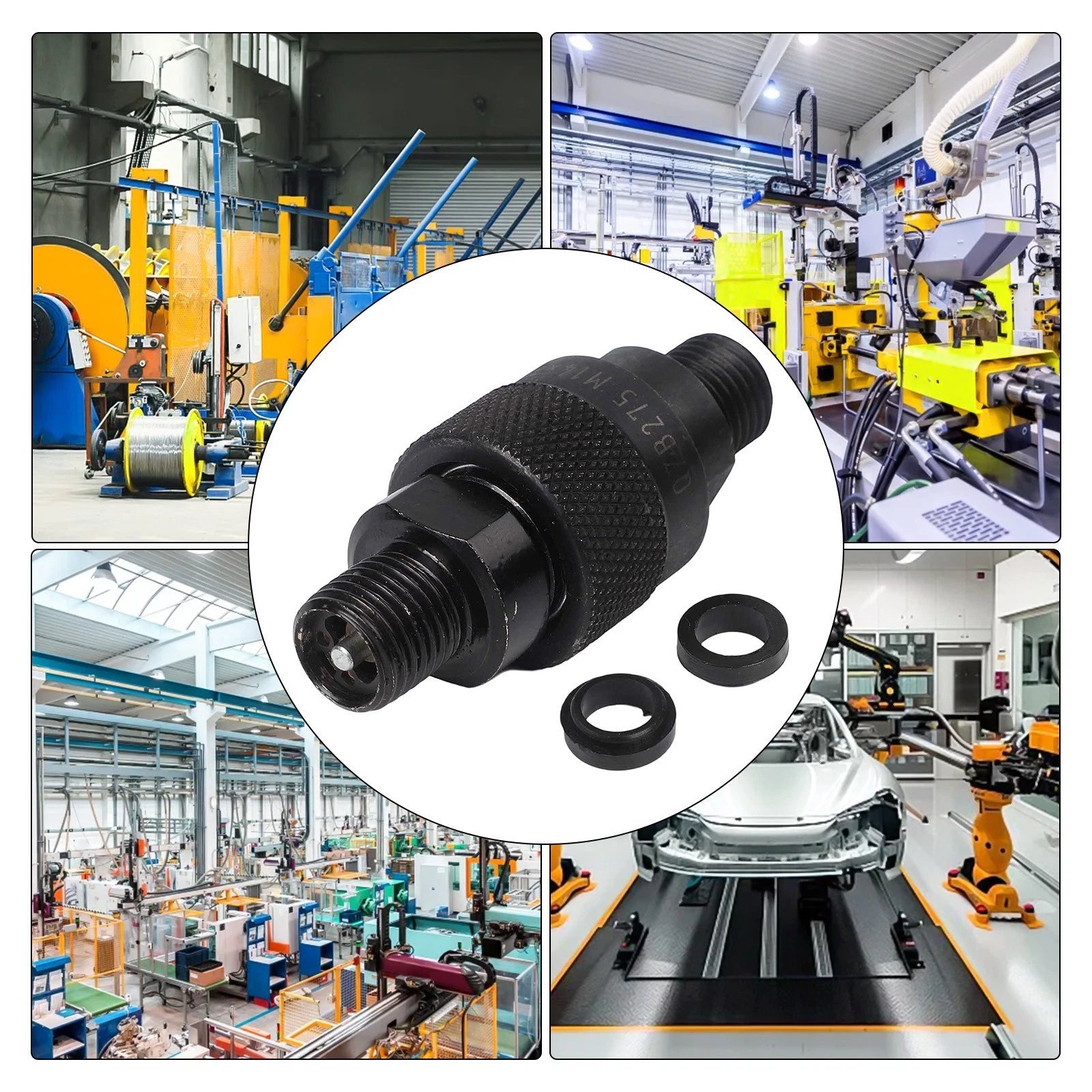 Hydraulic Coupler Set M14x1.5mm for Hydraulic Machinery