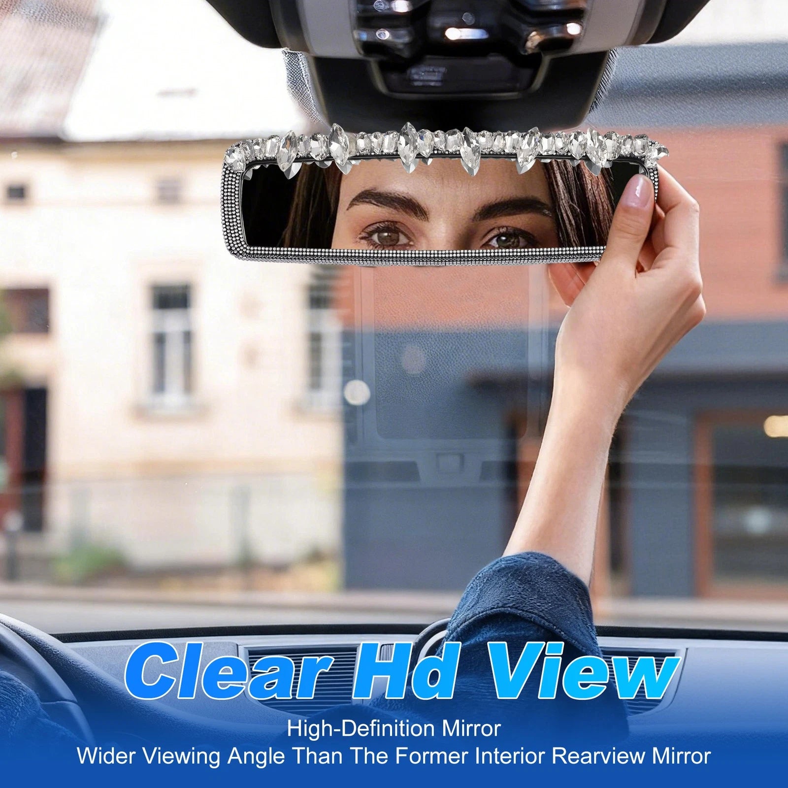 Interior Rearview Mirror Back Clip for - 10.94x2.95"