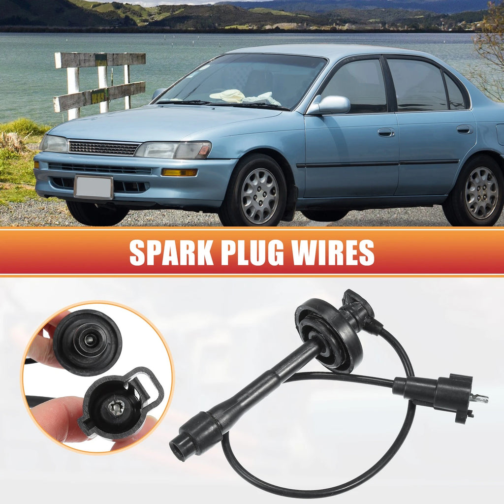 Spark Plug Wire Set Ignition Coil Cable 4pcs for Toyota Corolla (1998–2002)