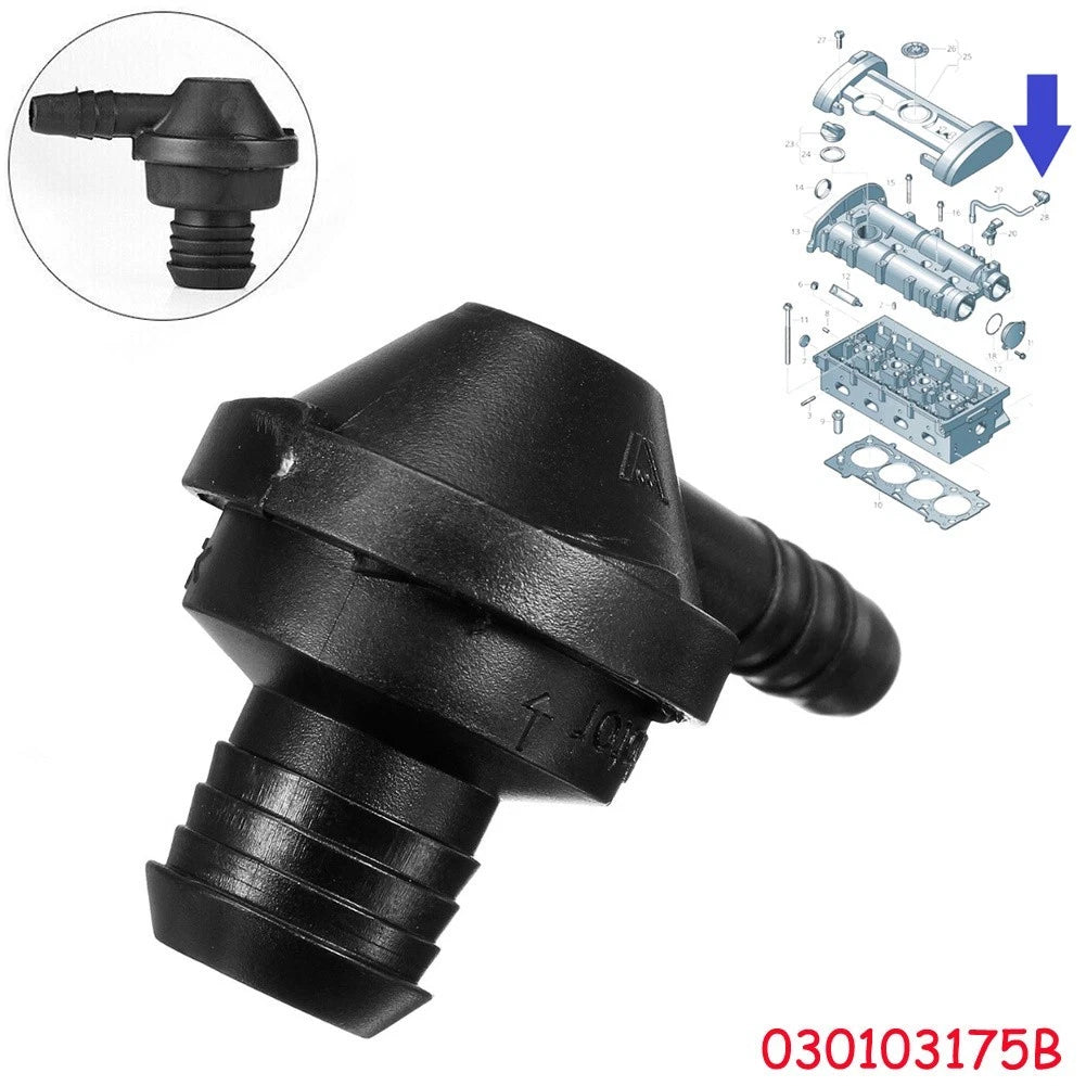 Engine Breather Crankcase Hose One Way Valve for Audi A1 A3 Seat Skoda