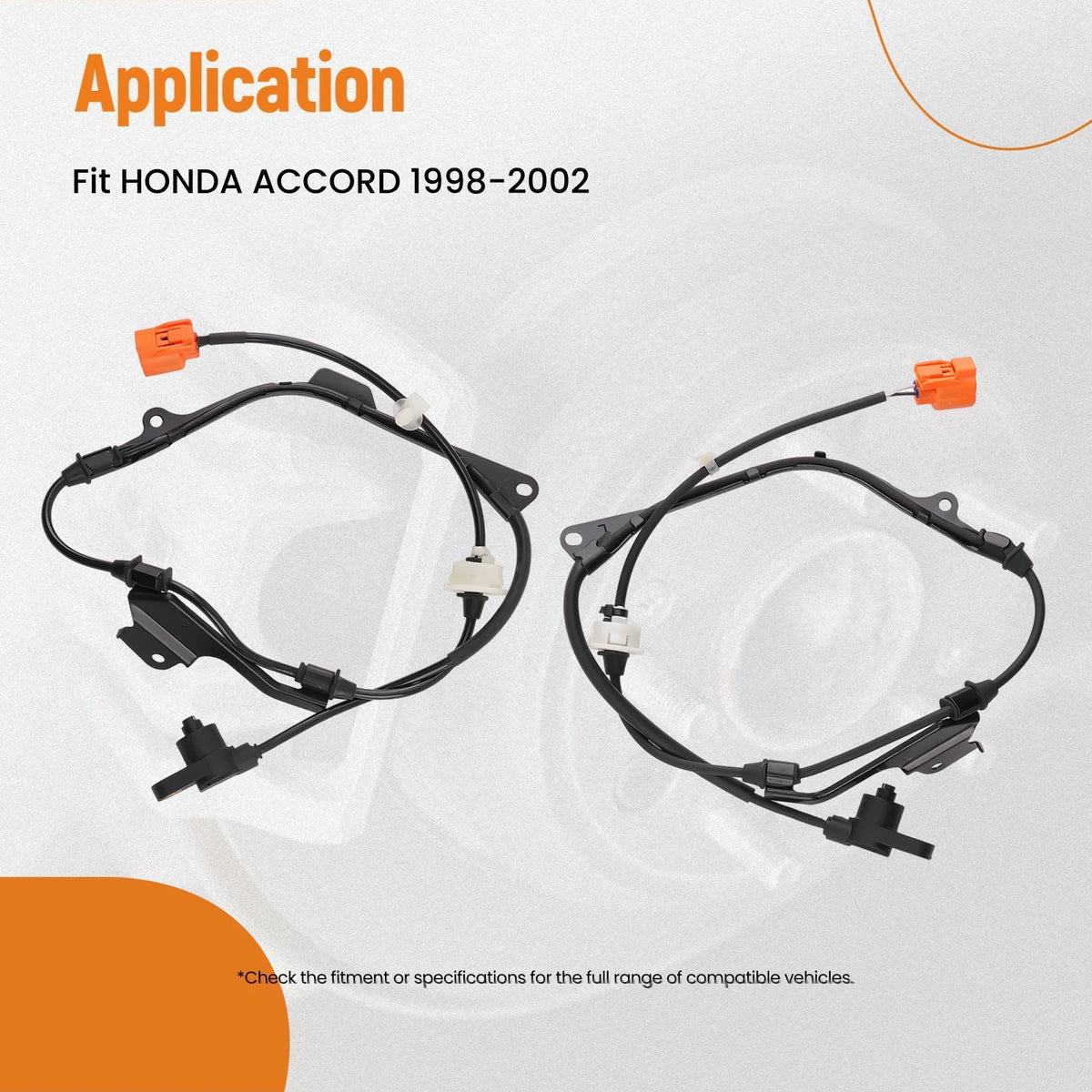 ABS Sensor Front Set of 2 for Honda Accord (1998–2002) 57455S84A52