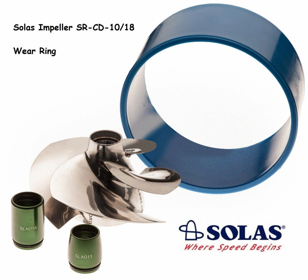 Solas Impeller SR-CD-10/18 & Wear Ring/Cone for SeaDoo GTI 130 155 (2006–2008)