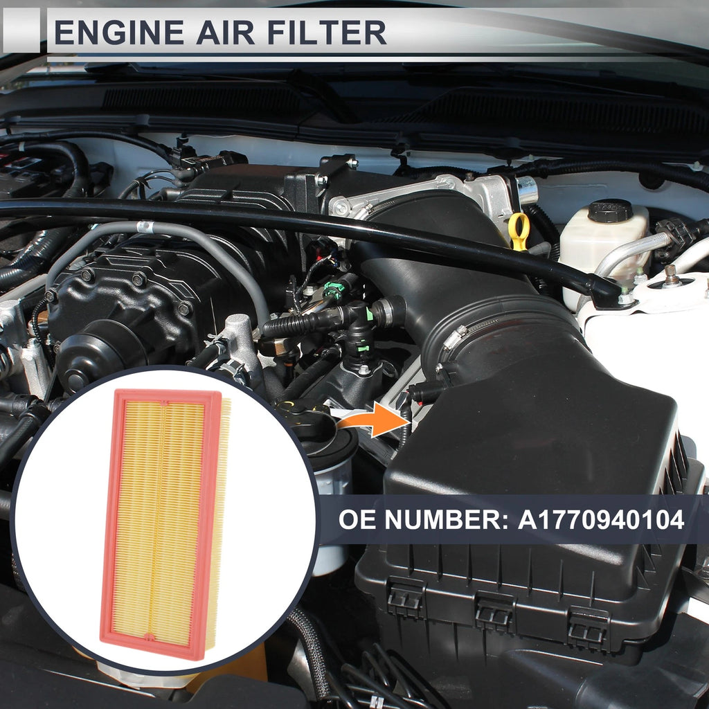 Engine Air Filter Replacement for Mercedes-Benz G550 Base 4.0L V8 (2019–2024)