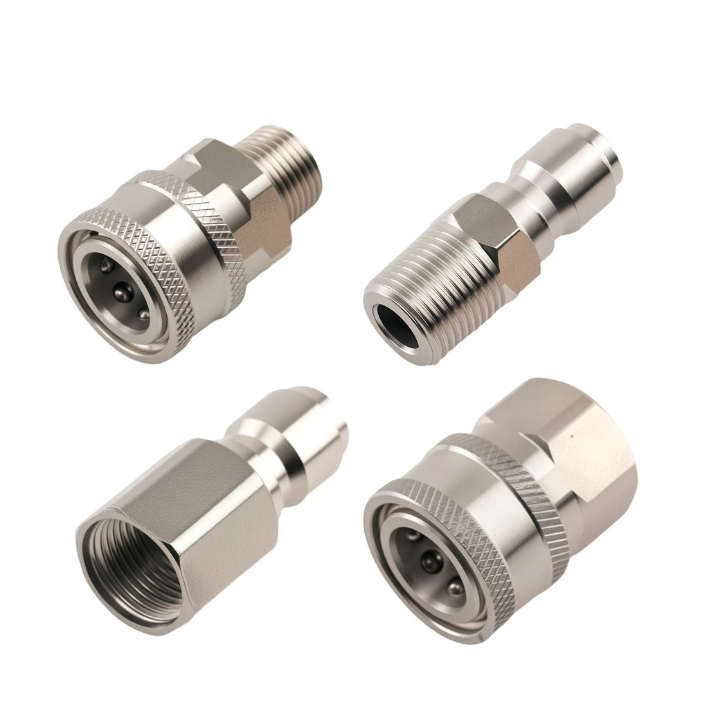 3/8" NPT Quick Connect Fitting Adapter for Pressure Washer (4000 PSI)