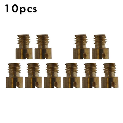 10x Carburetor Main Jet Kit Nozzles for Kymco Rex-Hercules (Fit 52-75)