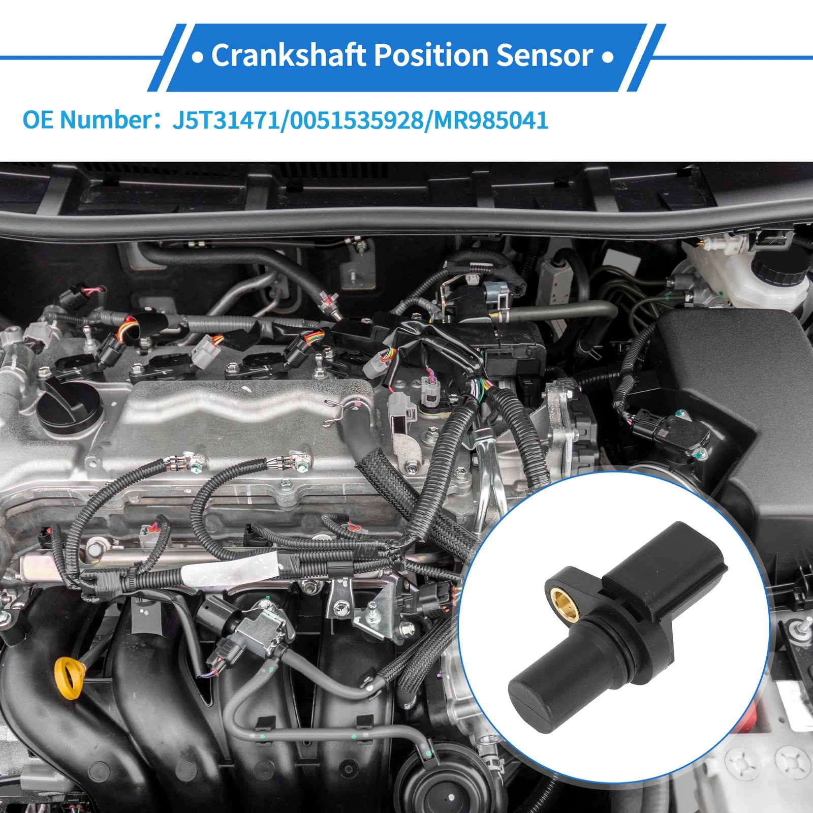 Crankshaft Position Sensor for Mitsubishi Eclipse Cross (2018–2024) No.J5T31471