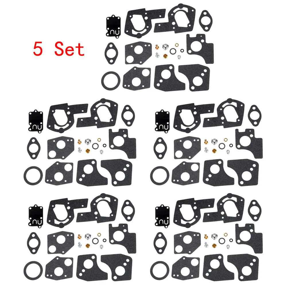 5X Carb Rebuild Kit Gasket for Briggs & Stratton 3HP 4HP 5HP (495606 494624)