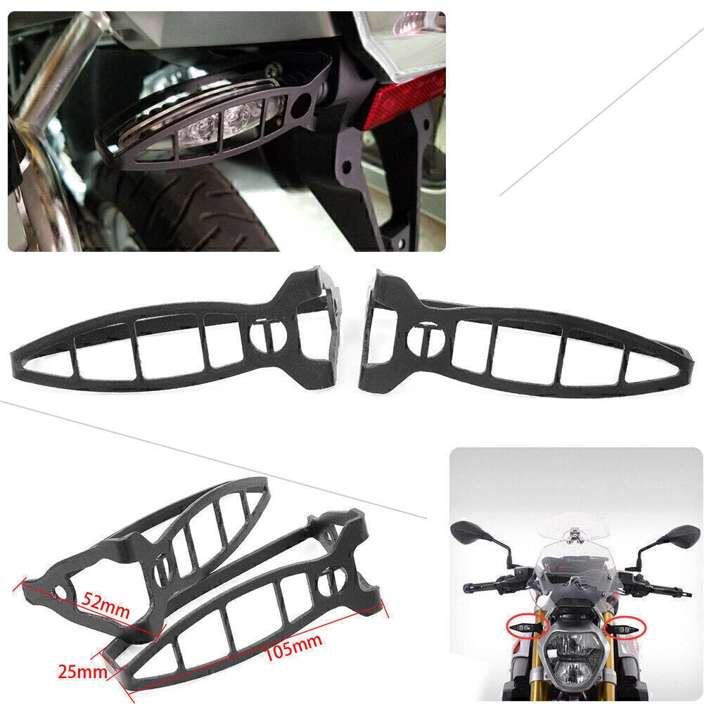 Turn Signal Light Cover Protector Shields for BMW S1000RR (2012–2015)