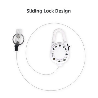 Retractable Keychain Lanyard for Outdoor Use