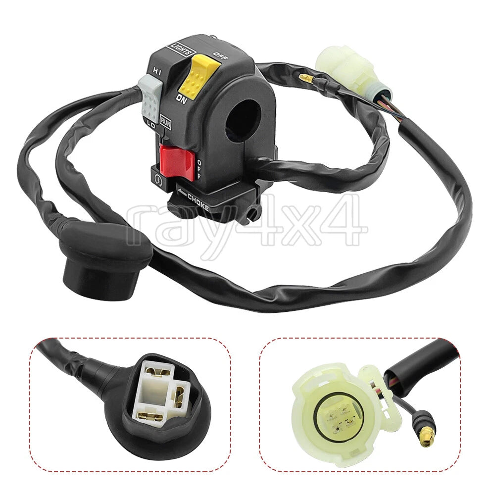 Handlebar Control Start Kill Stop Switch for Honda TRX350 (1986–1987)